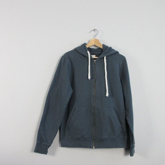 Pact Hooded Jacket Womens S Dark Blue Cotton Full Zip Long Sleeve Casual 590 - Picture 1 of 11